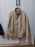 JEEP SPIRIT吉普夹克男士外套秋冬季新款加绒加厚中青年春秋上衣服时尚休服装 卡其（常规） 3XL （160斤-180斤） 实拍图