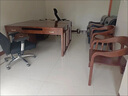 徕雅森新中式实木书桌台式电脑桌胡桃木写字台书房组合卧室家用书法桌椅 【进口胡桃】 1.2米书桌+围椅胡桃实木 实拍图