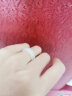 非诺  和田玉羊脂玉戒指男女款情侣对戒指环 条宽6mm内径约16mm 晒单实拍图