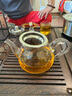 金镶玉 玻璃茶壶 泡茶壶高硼硅加厚耐高温耐茶壶热玻璃茶壶泡茶器沏茶壶 如意壶500ml 实拍图