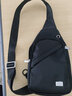 七匹狼（SEPTWOLVES）胸包男斜挎包运动多功能男包时尚百搭男士包包单肩包手机腰包时尚 款式一黑色 实拍图