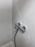 高仪（GROHE）进口恒温淋浴花洒套装 110方形手持 家用三式出水带滑杆 恒温有下水|黑色手持 实拍图