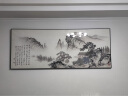 佐罗曼新中式客厅装饰画沙发背景墙挂画2024新款山水画高档大气风景 望云楼-新中式【古风山水】 210x70(适合2.5-3.5米沙发)晶瓷 晒单实拍图