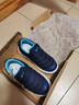回力童鞋儿童运动鞋秋季新款软底女童毛毛虫鞋轻便套脚透气男童跑鞋 深蓝 （四季款） 35 内长约22.1cm 实拍图
