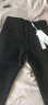 魔之韵高腰外穿打底裤女春秋薄款冬季小脚铅笔长裤子女魔术裤加绒裤8958 8958黑色长裤冬款(金色扣子) 加绒 S (80-98斤左右) 实拍图