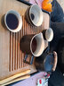聚晟黑陶户外便携旅行功夫茶具套装泡茶煮茶炉车载烧水壶茶盘简约家用 黑陶提梁茶具-硬皮包 15件 实拍图