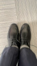 波图蕾斯男士镂空洞洞系带商务休闲皮鞋透气凉鞋男 P9839 黑色(凉鞋) 43 实拍图