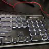 狼途（LANGTU） 游戏有线机械手感键盘鼠标套装（超薄静音键盘 键鼠套装 笔记本电脑办公键盘  ） 黑色白光 实拍图