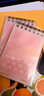 日本Campus国誉mini活页笔记本线圈学生清新便携随身彩色简约淡彩曲奇柔光创意 粉色A7 实拍图