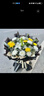 钰尚清明节菊花花束扫墓祭奠祭祀悼念鲜花速递同城北京上海广州配送店 款12(11朵混搭菊花加2支百合)E 实拍图