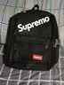 双肩包男士背包大容量旅行包电脑休闲女时尚潮流高中初中学生书包 424黑色 高43宽27厚12厘米 实拍图