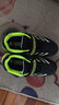 回力童鞋儿童足球鞋2025春季新款男童碎钉软底防滑训练鞋学生运动鞋 黑荧光绿 34码 内长约22.5cm 实拍图