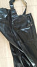 下水裤 水库雨裤带雨鞋防水衣服水鞋半身连体水裤男叉抓鱼全身加厚 黑色背带半身裤115丝【加厚】 40鞋码 实拍图