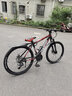 凤凰（Phoenix） 山地自行车成年人男士女士学生变速减震油刹线刹山地车自行车 黑红色辐条轮高碳钢车架 26寸（身高160-180左右） 30速数字指拨/默认线碟可改油碟 实拍图