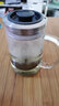 金灶（KAMJOVE）小青柑红茶泡茶壶茶水分离鹰形壶嘴高硼硅玻璃泡茶飘逸杯泡茶器 【耐热玻璃 升降内胆】A75 380ml 实拍图