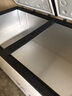 雪花铜管冰柜商用大容量家用冷冻冷藏两用卧式单温双温冷冻小型冰箱大冰柜 雅白色BD/BC【风循环+一级能效】 165L 实拍图