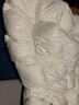 水星系列家纺100%羽绒被95白鹅绒被子静音被芯春秋季被单双人加厚保暖冬被学生 静音全棉羽绒被白色平格款 220x240加厚冬被（填充1900克鹅绒） 实拍图