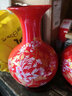 悦灵美 家居饰品摆件 景德镇陶瓷器中国红花瓶 中式客厅酒柜装饰品摆设 红牡丹赏瓶-配底座 实拍图
