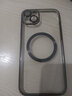 卡莱澳【不易发黄】苹果14Plus手机壳iphone14Plus/Max电镀磁吸保护套带镜头膜全包超薄防摔壳 黑色 实拍图