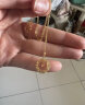 中国黄金（CHINA GOLD）黄金项链女款足金镂空莫比乌斯吊坠套链送妈妈女友520母亲节礼物 足金项链(约3.1-3.2g）+玫瑰礼盒 晒单实拍图