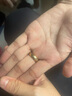 奥斯坦汀钨金魔戒指男士霸气潮流金色指环王闭口生日情人节礼物送男友老公 魔戒(金色) 内径18MM(周长57MM) 实拍图