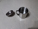 帝美思 304不锈钢水杯泡茶杯儿童幼儿园口杯带手柄漱口杯喝水牛奶杯办公室随手杯 9cm（带盖） 实拍图