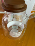 紫丁香凉水壶玻璃耐热杯子 花茶果汁壶热饮茶具泡茶壶 大容量1.8L 晒单实拍图