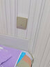 szaoju免布线无线遥控开关随意贴遥控开关220V家里双控多控智能无线开关 一开主开关+一开随意贴[金色] 实拍图