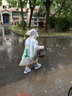诺兰森迪 便携式儿童雨鞋套学生小孩雨靴加厚鞋套 恐龙款 L(30-32码) 实拍图