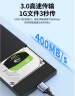 毕亚兹  Type-C转Micro USB3.0硬盘数据连接线 适用Mac笔记本电脑接移动硬盘高速连接线 0.25米 实拍图