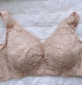 古今无钢圈大胸显小女士文胸大码全包胸罩女聚拢提拉防下垂内衣送礼 肤色（单文胸） 80C 实拍图