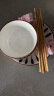 惠寻【京东自有品牌】8件套日式和风釉下彩千叶草陶瓷餐具套装碗碟套装 实拍图