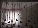 湘尚阁水晶珠帘卧室门帘过道隔断玄关客厅厨房厕所卫生间免打孔装饰挂帘 20条0.4米高 雨淋形 实拍图