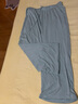 浪莎睡裤女夏宽松显瘦家居七分裤短裤莫代尔薄款大码纯色简约休闲裤 实拍图