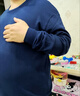恒源祥加肥加大保暖内衣男加绒加厚大码秋衣秋裤男套装冬季 加绒套装藏青 5XL 200-240斤 实拍图