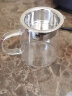 德国进口品质耐热玻璃公道杯分茶器茶漏一体茶海过滤公杯功夫茶具加厚高档套装的 小号直身公杯+304卡漏【300】 实拍图