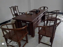 一善一品红木家具非洲鸡翅木（学名：非洲崖豆木）实木茶桌椅组合中式仿古功夫禅意茶台 茶桌椅组合搭配套餐 预付订金 实拍图