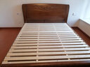优卡吉胡桃木新中式实木床主卧双人床储物高箱床MJ-6696# 1.8米气压床 实拍图