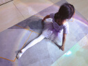 智友伴女童舞蹈服装儿童演出服夏季短袖公主蓬蓬裙跳舞练功表演服 Z7707紫色 160cm（适合身高150-160cm） 晒单实拍图