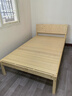 单人床实木床1.2米1.5米双人床架出租房屋卧室简易木头硬板小床 【满铺款】实木床-40cm高 宽1200mm*长2000mm 实拍图