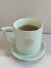 宜杯子汝窑杯茶水分离办公室杯陶瓷泡茶杯带盖过滤水杯商务送礼盒±400ml 天青汝窑福运四件杯 实拍图