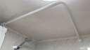 RIDDER 德国进口航空铝合金浴帘杆L型拐角浴室伸缩杆 直径25mm白色 实拍图