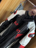 杜汉（DUHAN）摩托车骑行服男女四季情侣款赛车服越野机车皮衣秋冬季款防摔外套 D-2168红白男款 XL 实拍图