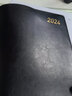舒星 2026年日程本笔记本本子工作管理效率手册纪事本商务日记本365天日历本记录本办公用品可定制 【竖纹】星耀黑/408页 A5 实拍图