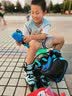 乐秀（ROADSHOW） 轮滑鞋儿童碳纤维速滑鞋平花旱冰鞋专业男女童竞速鞋溜冰鞋RX3CT 蓝色R8D套装【送碳纤鞋保护鞋套大礼包】 L (36-38) 实拍图