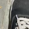 VANS范斯官方 经典款Authentic黑色经典款高街复古帆布鞋 黑色 42.5 实拍图