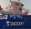 SNOOPY史努比童鞋儿童雪地靴男女童加绒保暖棉靴冬季大棉鞋0500粉紫32 实拍图