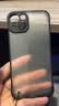 摩斯维 适用苹果14手机壳无边框iphone14 ProMax保护套plus镜头全包防摔透明磨砂超薄 苹果14【透黑】无边框经典款 实拍图