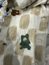 巴拉巴拉婴儿连体衣宝宝睡衣新生儿衣服爬服哈衣儿童秋装男童女童婴童衣服 白咖色调00315 66cm 实拍图