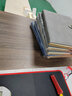 木雷 商务笔记本本子文具定制加厚带扣礼盒套装带笔磁扣可印logo记事本办公用品开会议工作日记本记录本 601-B5灰色 实拍图